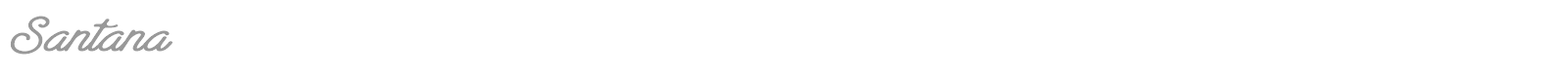 Santana font preview